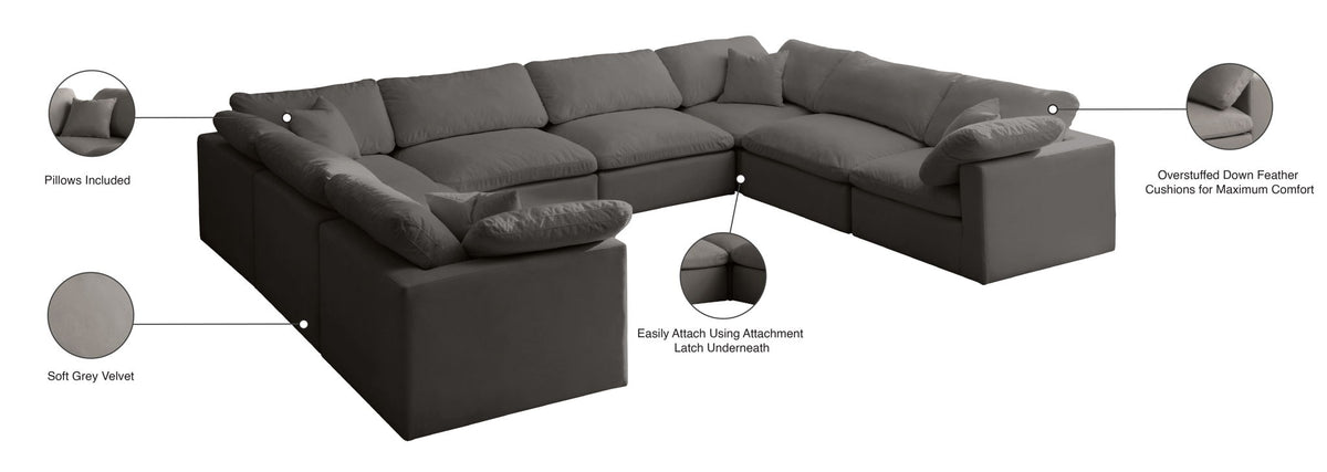 Plush - 8 Piece Modular Sectional