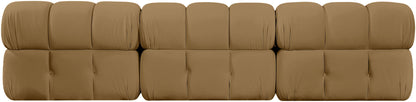 Orin - Velvet 3 Piece Modular Sofa