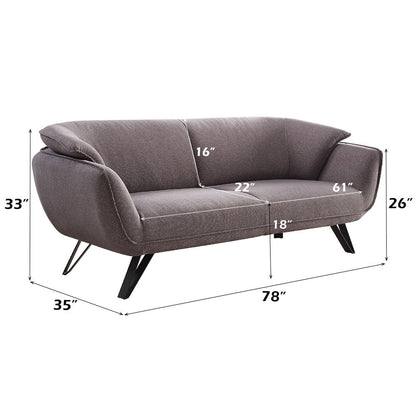 Dalya - Sofa - Gray Linen