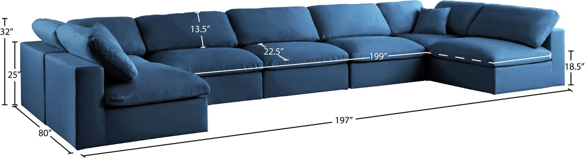 Plush - 7 Piece Modular Sectional