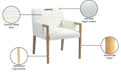 Aimee - Dining Arm Chair - Light Brown Legs