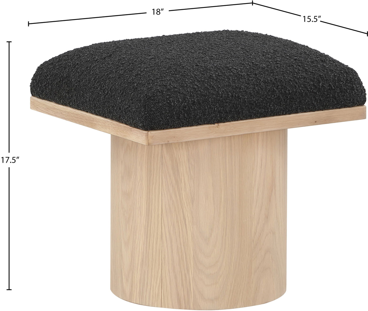 Pavilion - Bench / Stool With Natural Base