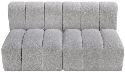 Arc - Boucle Fabric 2 Seats Modular Sofa