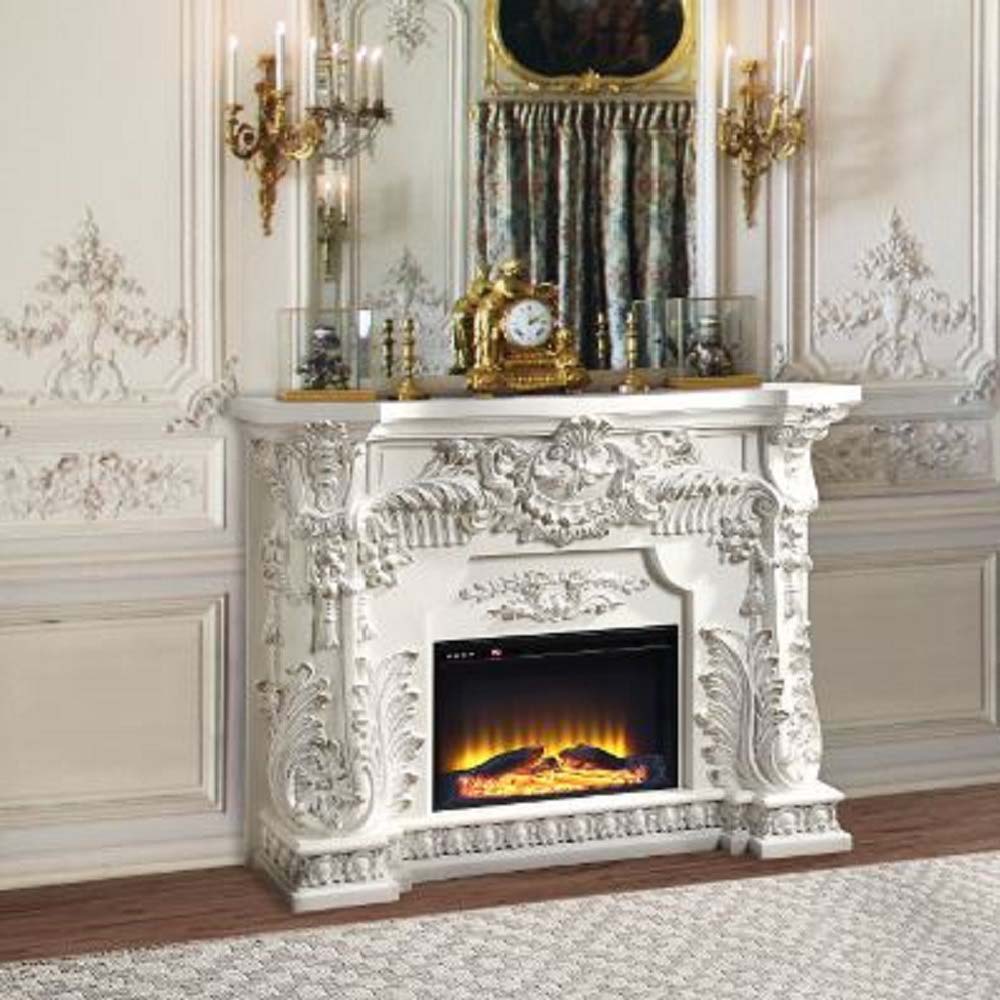 Adara - Fireplace - Antique White