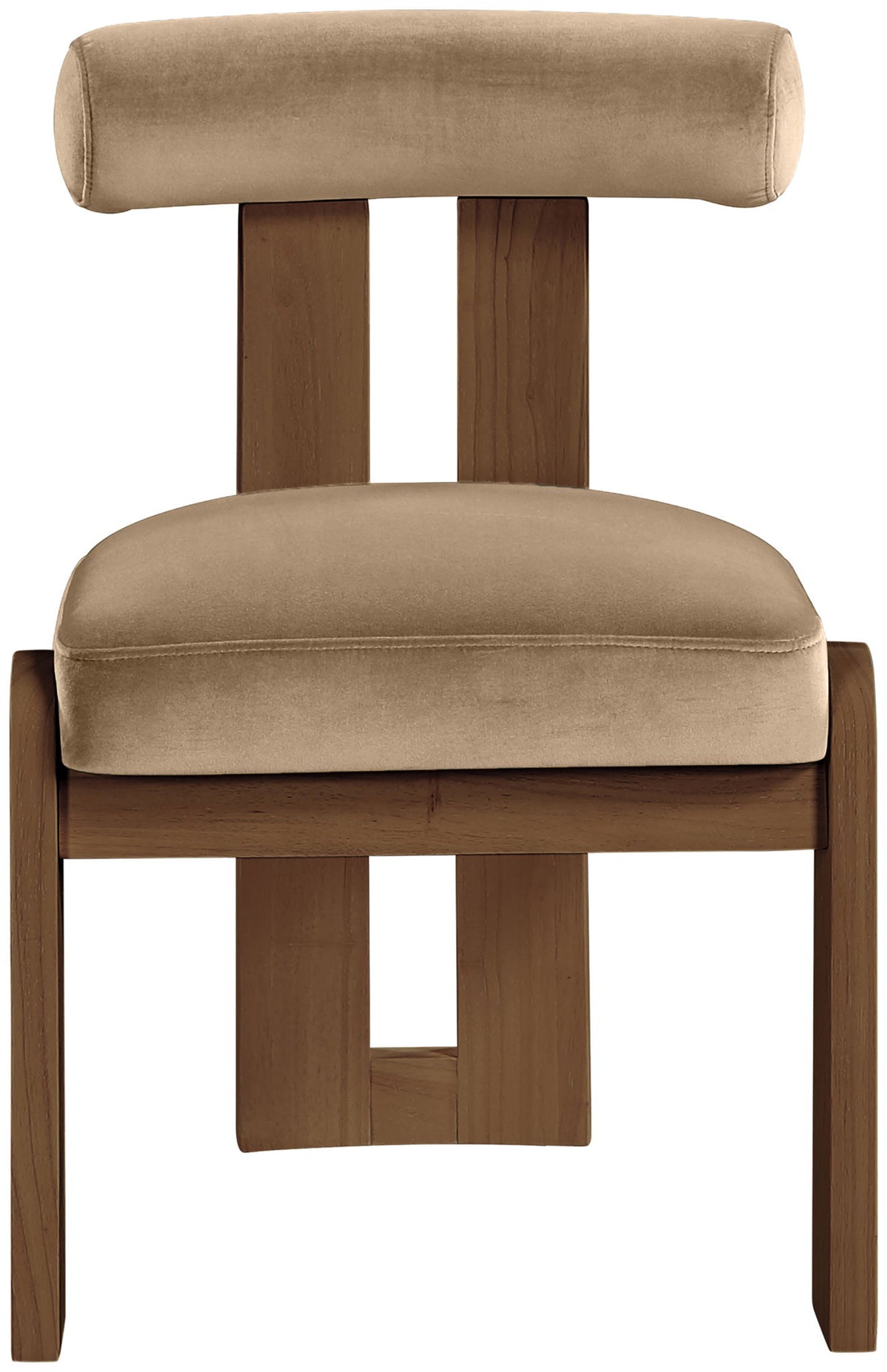Arienzo - Performance Fabric Upholstered Dining Chair (Set of 2) - Walnut Base