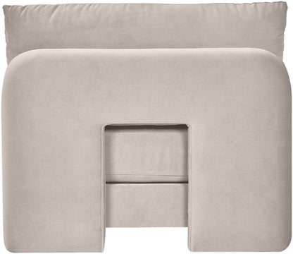 Hammond - Velvet Performance Fabric Upholstered Armless Chair