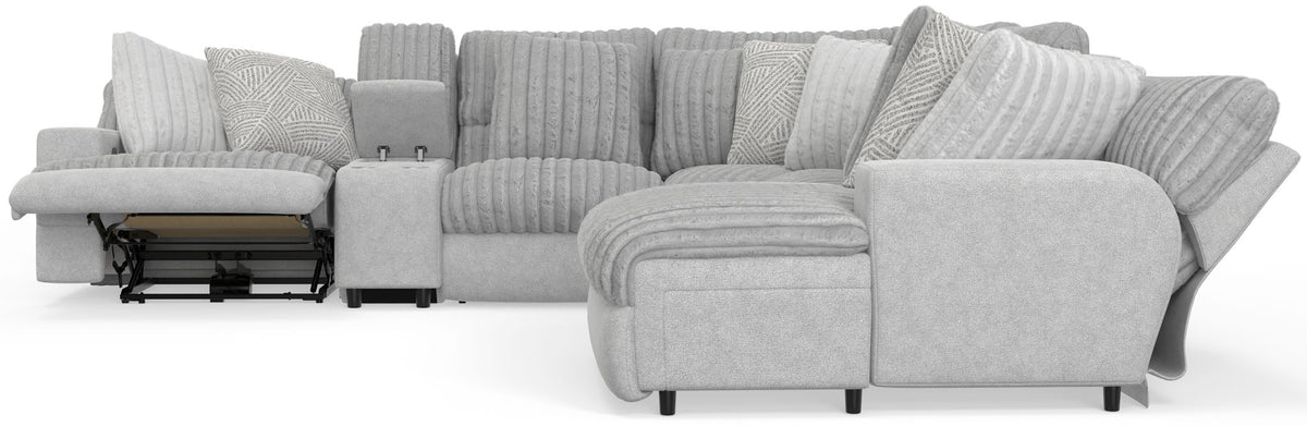 Abraxas - 6 Piece Reclining Sectional