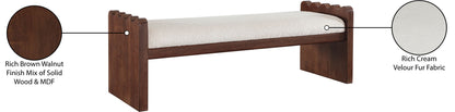 Sonia - Bench With Brown Base