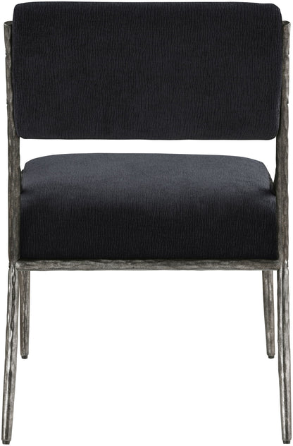 Bastille - Upholstered Dining Side Chair (Set of 2) - Silver Frame