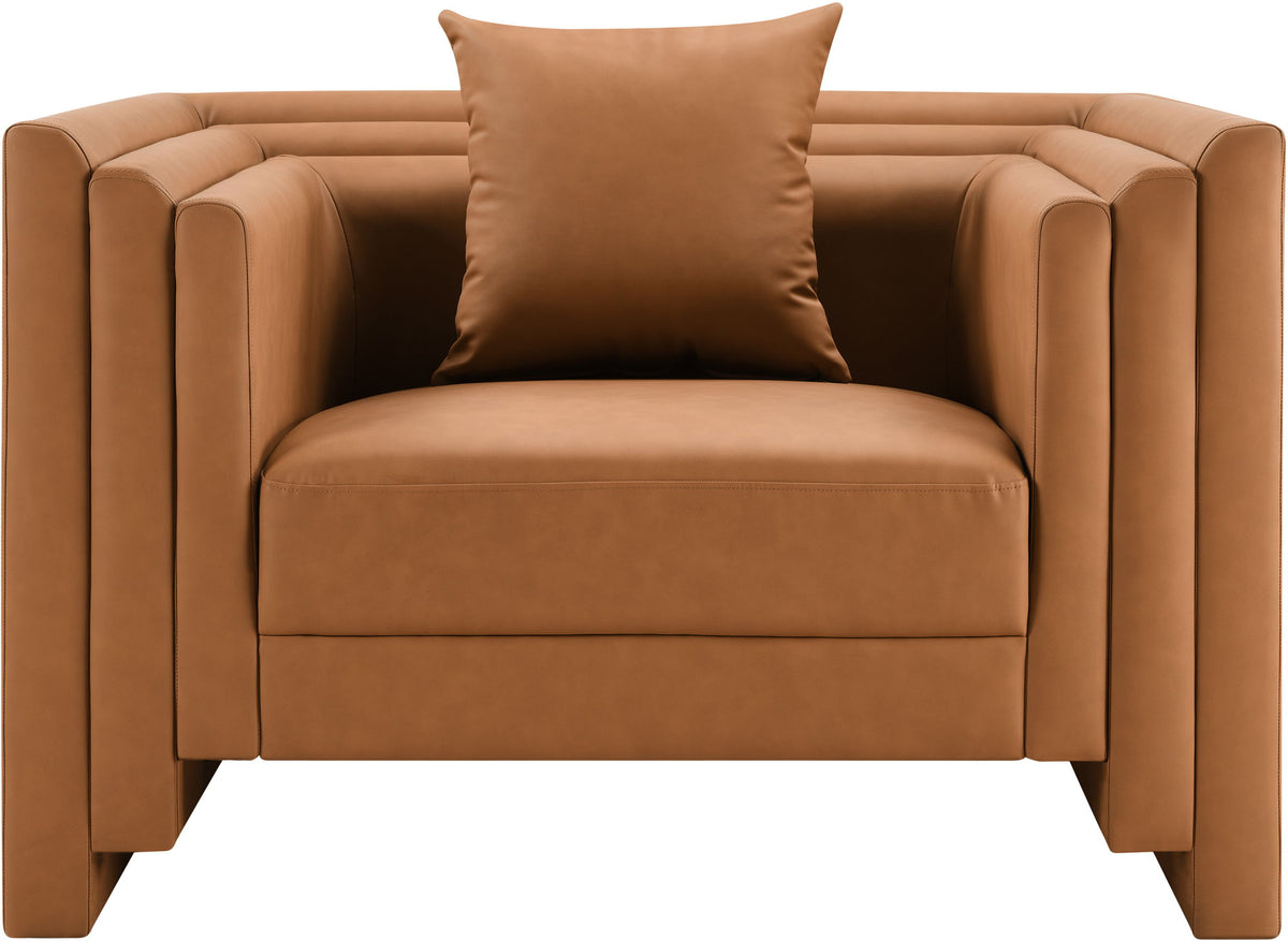 Everett - Vegan Leather Upholstered Chair