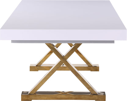 Excel - Extendable Dining Table with Gold Base