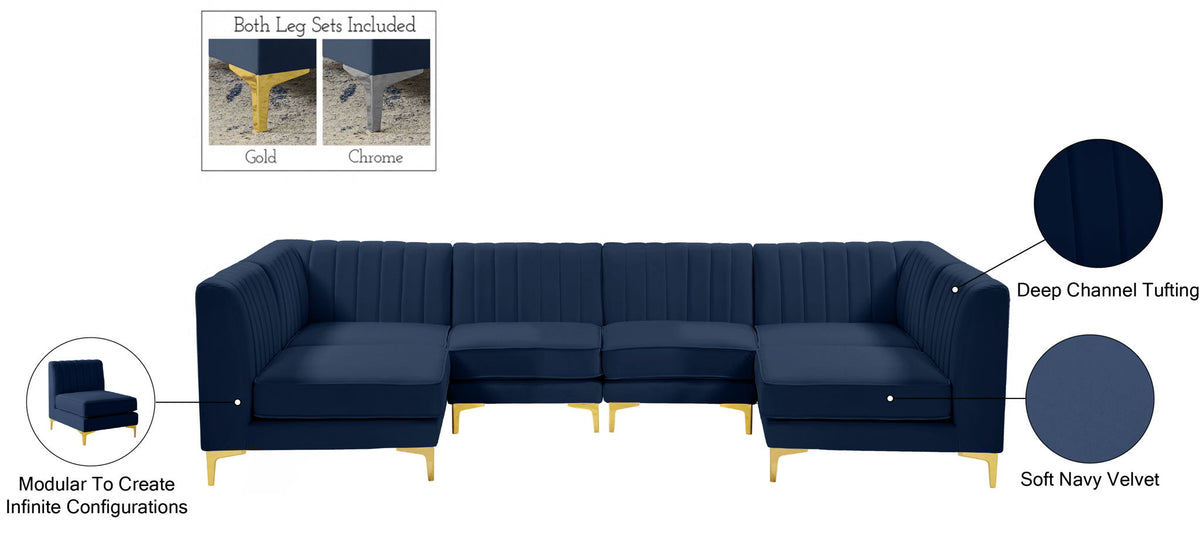 Alina - 6 Piece Modular U-Shaped Sectional