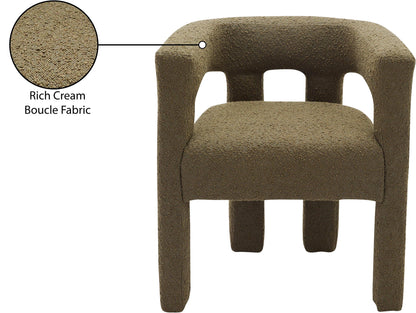 Athena - Boucle Fabric Dining Chair