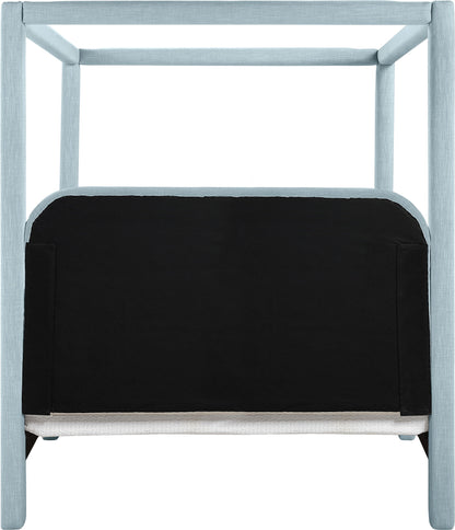 Salina - Linen Textured Fabric Upholstered Bed