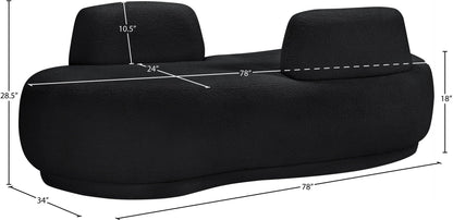Argyle - Teddy Fabric Chaise / Loveseat