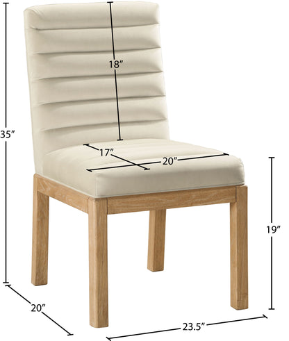 Evelyn - Dining Chair With Natural Legs