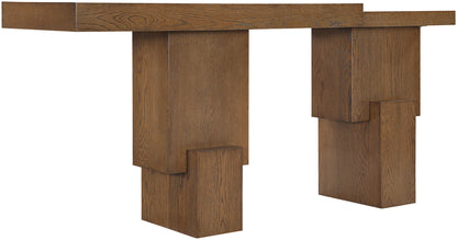 Anzio - Oak Veneer And Solid Wood Console Table