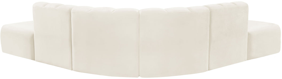 Arc - Velvet 6 Piece Corner Modular Sofa