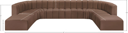 Arc - Faux Leather Modular Sectional