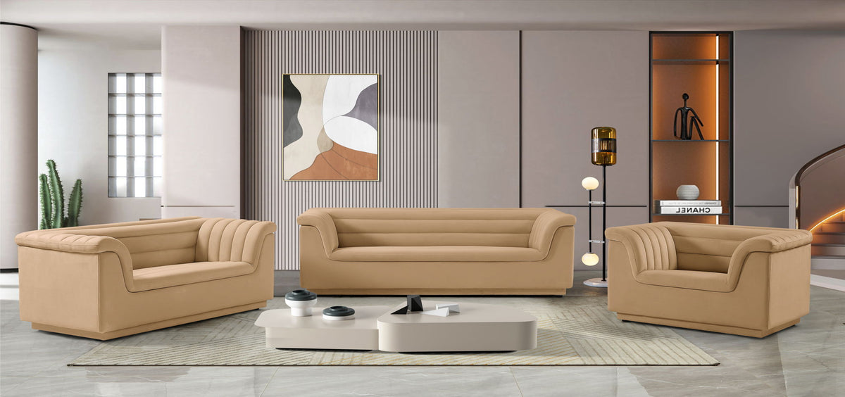 Cascade - Velvet Loveseat