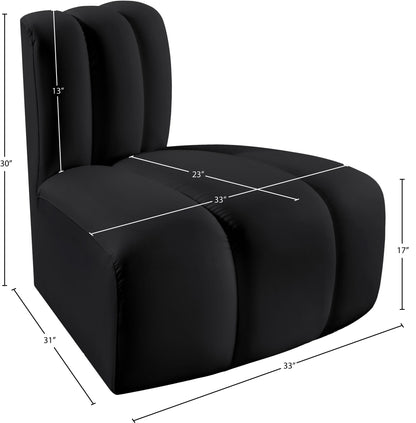 Arc - Faux Leather Reverse Corner Chair