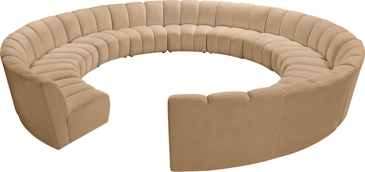 Infinity - 12 Piece Modular Sectional - Camel