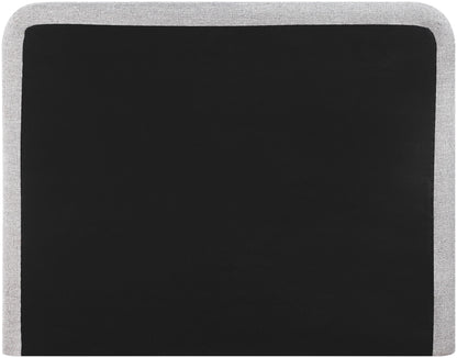 Fira - Linen Textured Fabric Upholstered Bed