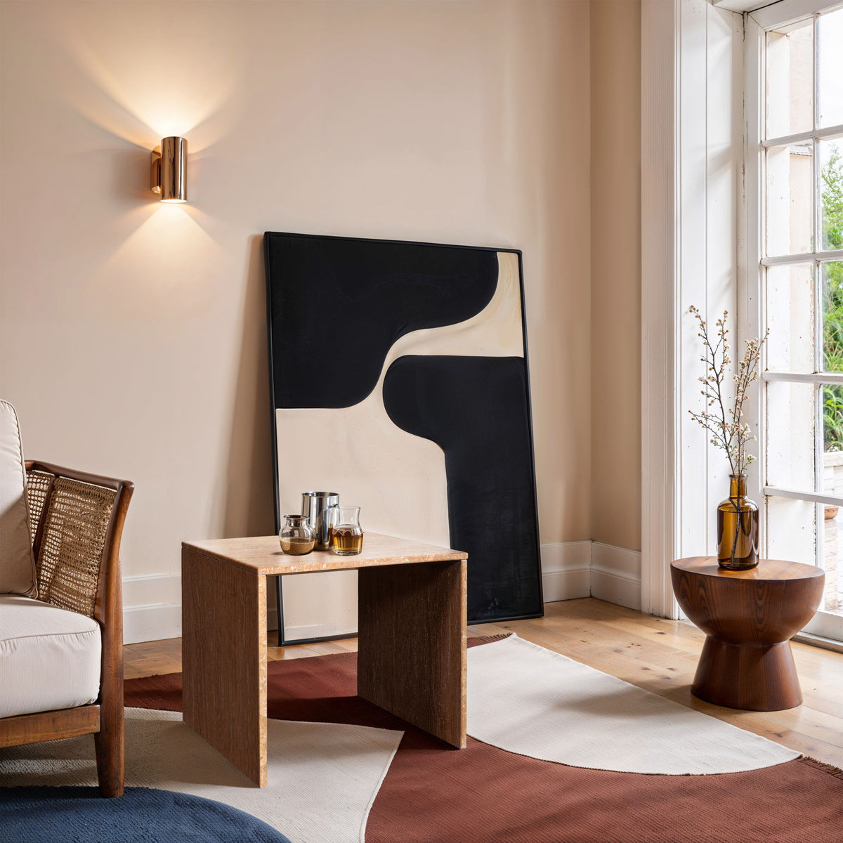 Vernazza - Travertine Table
