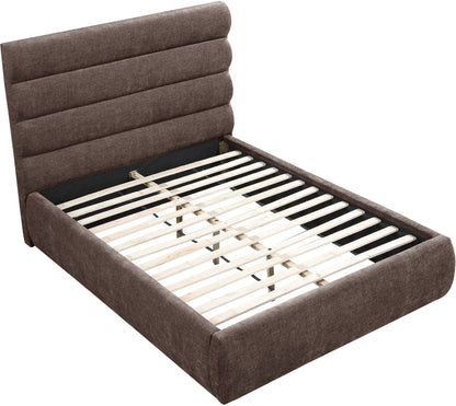 Adam - Chenille Fabric Bed With 52" Headboard