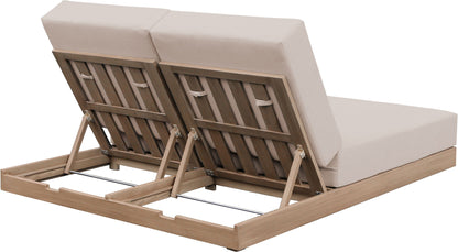 Solace - Olefin Performance Fabric Outdoor Patio Double Lounge Chair