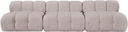 Orin - Velvet 3 Piece Modular Sofa