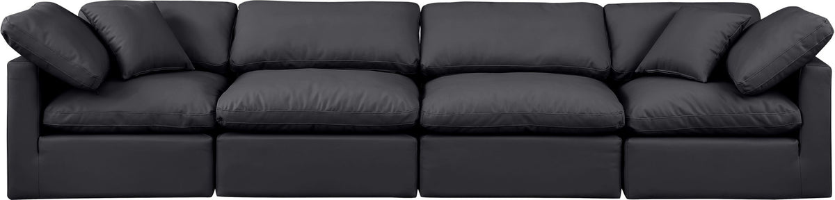 Indulge - Faux Leather 4 Seat Modular Sofa