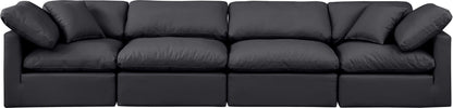Indulge - Faux Leather 4 Seat Modular Sofa