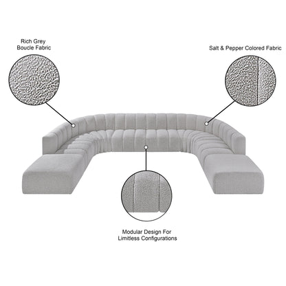 Arc - Boucle Fabric Modular Sectional