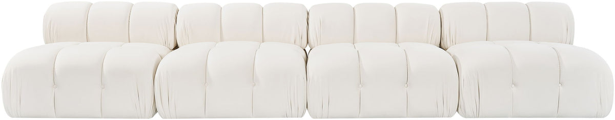 Orin - Velvet 4 Piece Modular Sofa