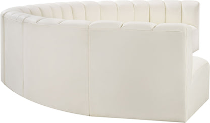 Arc - Faux Leather 8 Piece U-Shaped Modular Sofa