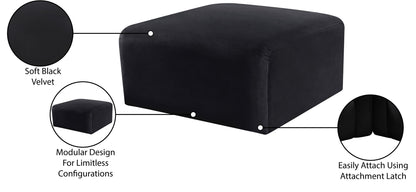 Arc - Velvet Ottoman