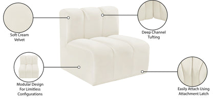 Arc - Velvet Straight Chair