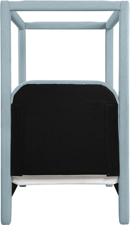 Salina - Linen Textured Fabric Upholstered Bed