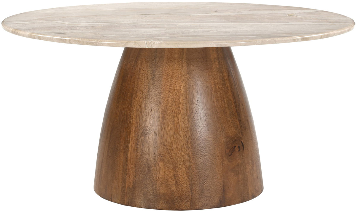 Liona - Marble And Mango Wood Table