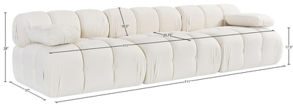 Orin - Velvet 3 Piece Modular Sofa
