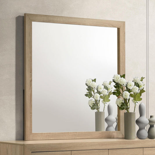 Arielle Dresser Mirror Light Oak