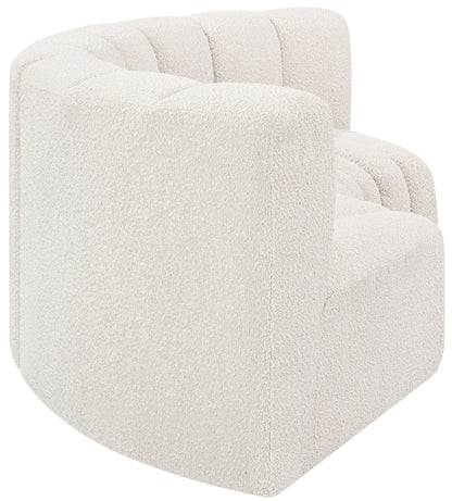 Arc - Boucle Fabric 3 Piece Modular U-Shaped Sofa