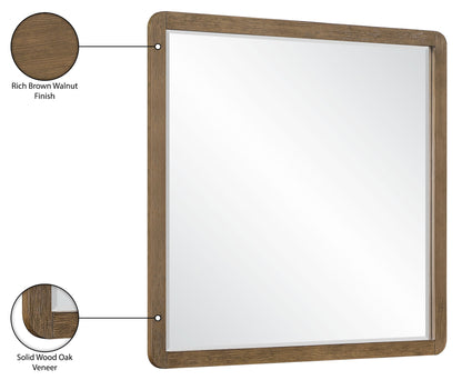 Adagio - Solid Wood And Oak Veneer Mirror