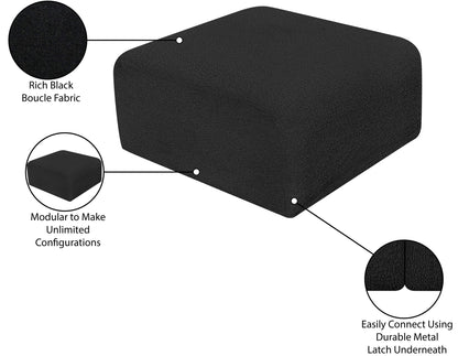 Arc - Boucle Fabric Ottoman