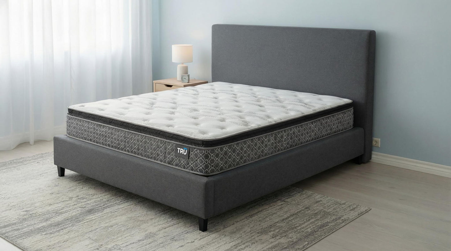 Hayes 11-inch California King Pillow Top Foam Hybrid Mattress