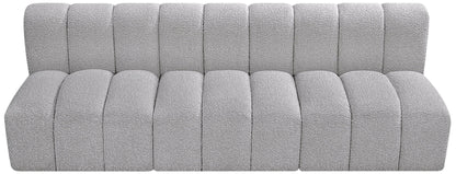 Arc - Boucle Fabric 3 Seats Modular Sofa