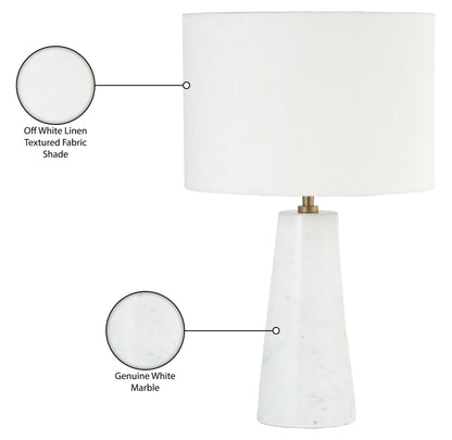 Dolomia - Base And Linen Textured Fabric Shade Table Lamp