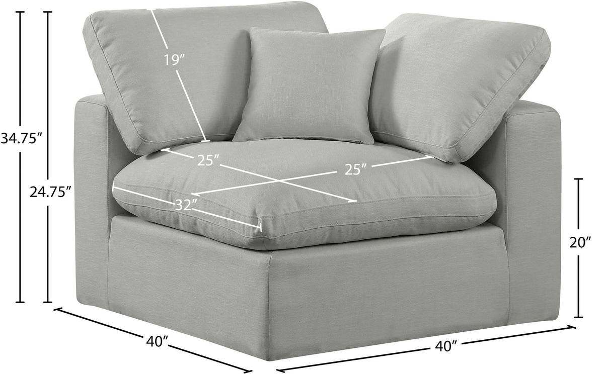 Comfy - Linen Corner Chair
