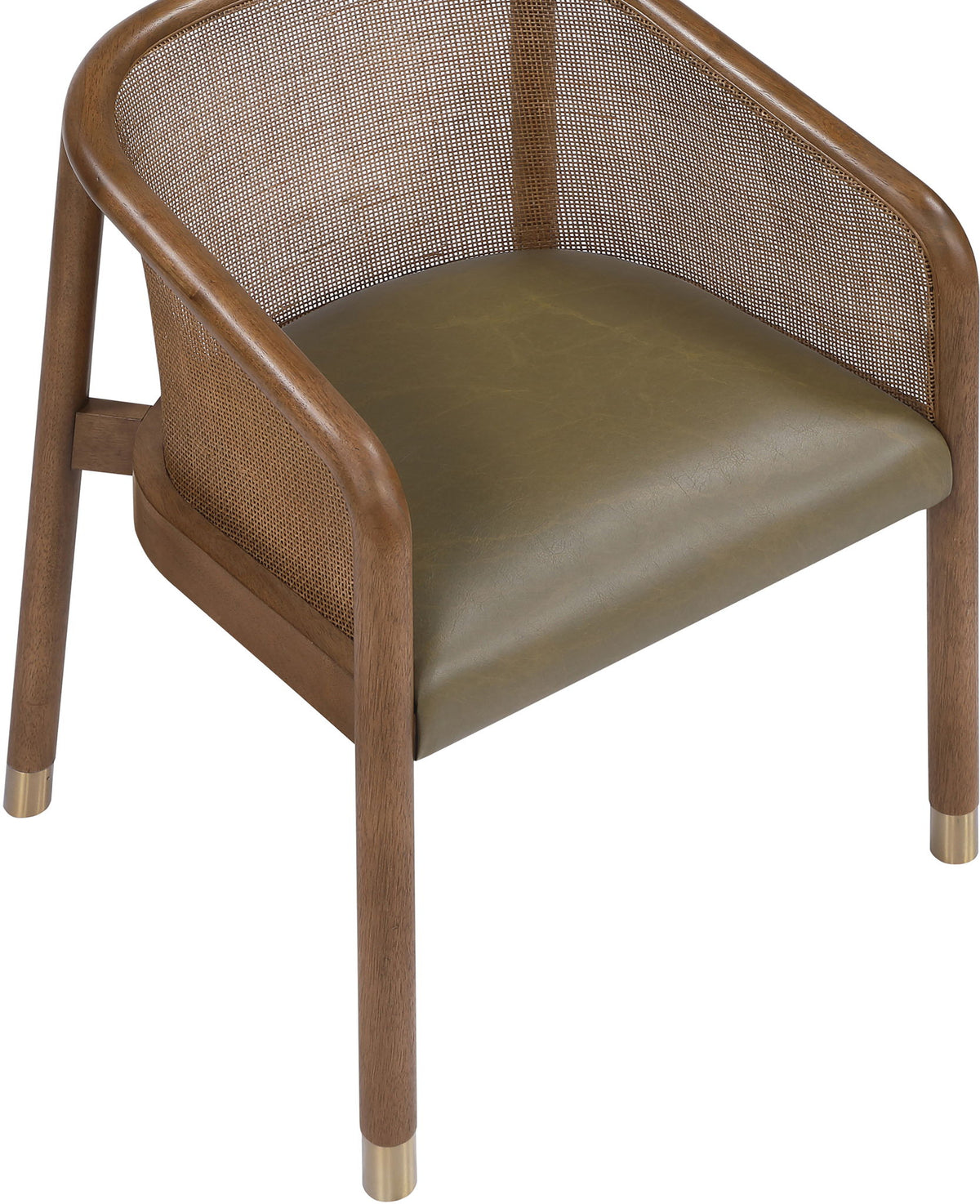 Sylvan - Vegan Leather Dining Chair (Set of 2) - Brown Frame